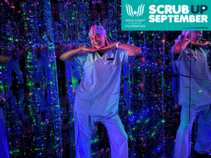scrub up september